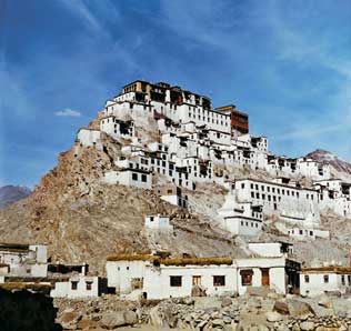 Tikse monastery. Ladakh. Photograph by L. Shaposhnikova