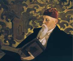 S. Roerich. Portrait of N.К. Roerich. 1934